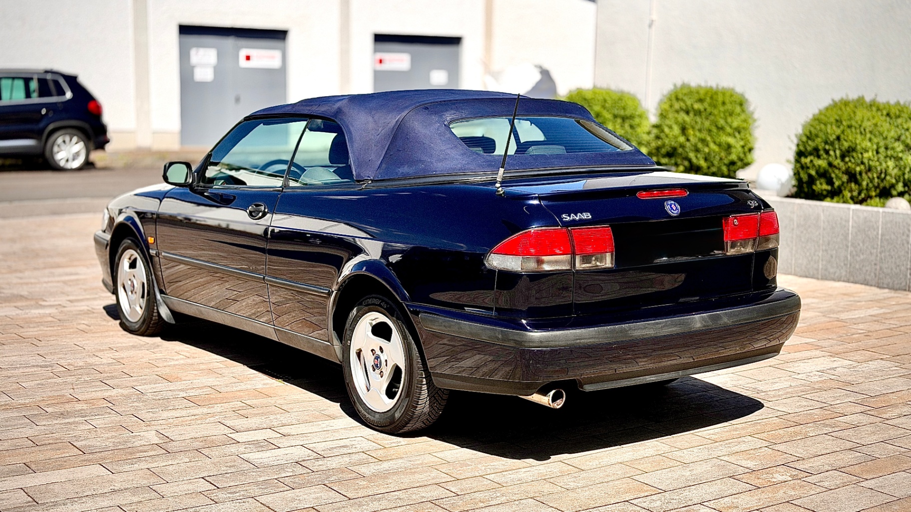 Saab 9-3 Cabrio – Heckansicht nach Politur